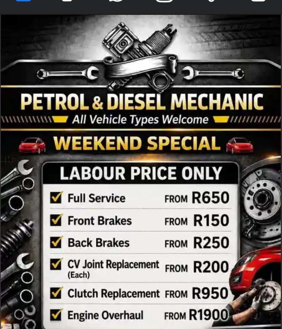 Weekend labour price special advert
